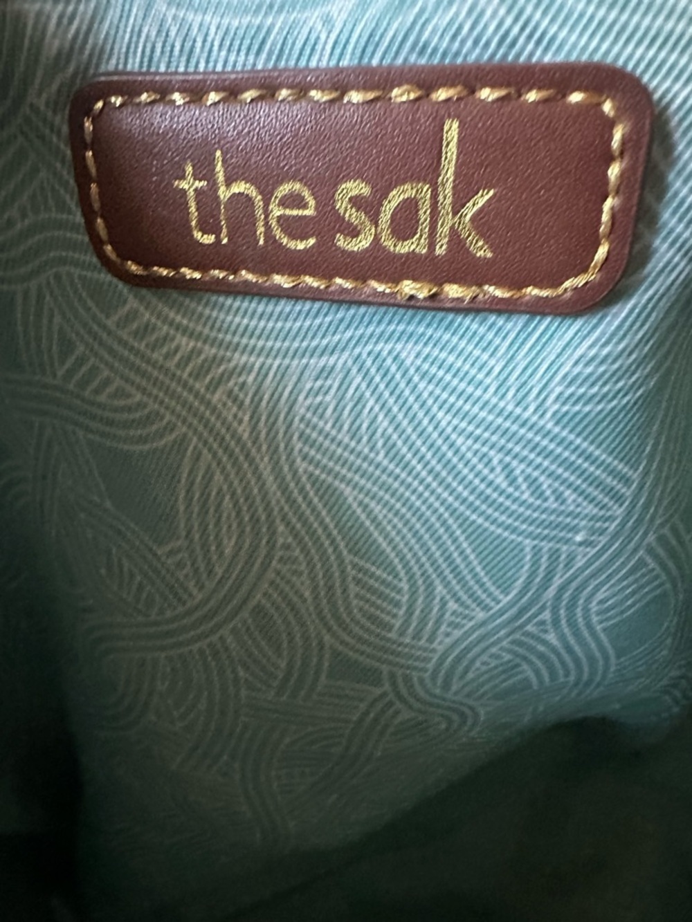 The Sak White Pebbled Leather Studded Hobo Bag Tassel GUC - Picture 8 of 9